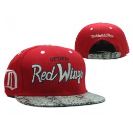 Detroit Red Wings Red Snapback Hat SF