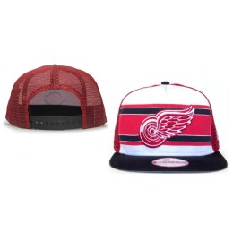 Detroit Red Wings Mesh Snapback Hat GF 0721