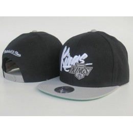 Los Angeles Kings Black Snapback Hat LS 1