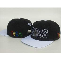 Los Angeles Kings Black Snapback Hat LS 2
