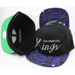 Los Angeles Kings Flower Bill Snapback Hat JT04