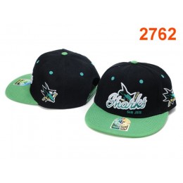 San Jose Sharks 47 Brand Snapback Hat PT05