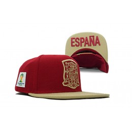 Adidas Espana 2014 World Cup Federation Snapback Hat GF 0701