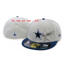 Kids Dallas Cowboys Grey Fitted Hat 60D 0721